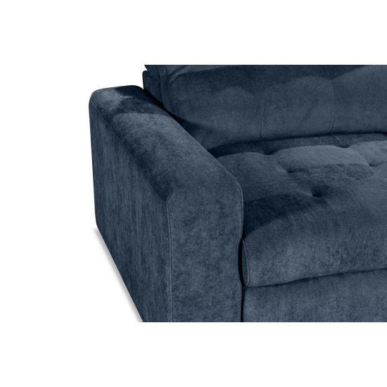 Affori 6S Corner with 3 Electric Slide-out Chaise & RHF Stoage Chaise with Entertainment Console in Palmanova Lagoon