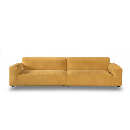 Bruzzano 4 Seat Sofa in Palmanova Mustard