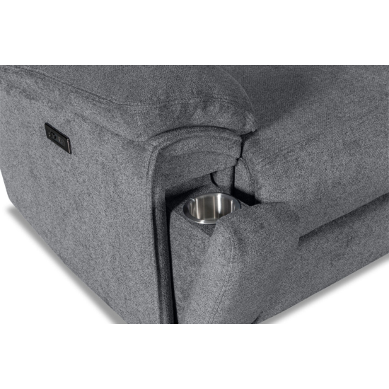 Certosa LHF 6 Piece Corner in Grado Charcoal