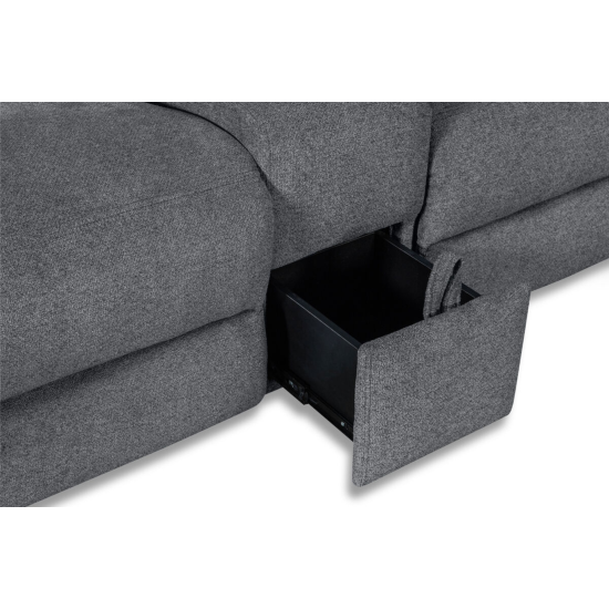 Certosa LHF 6 Piece Corner in Grado Charcoal