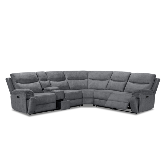 Certosa LHF 6 Piece Corner in Grado Charcoal