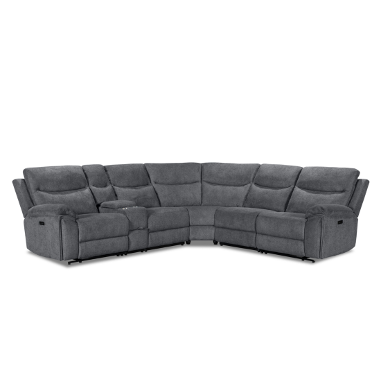 Certosa LHF 6 Piece Corner in Grado Charcoal