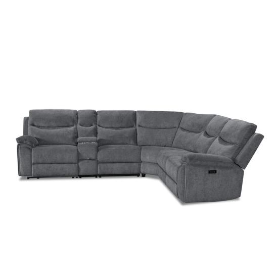 Certosa LHF 6 Piece Corner in Grado Charcoal