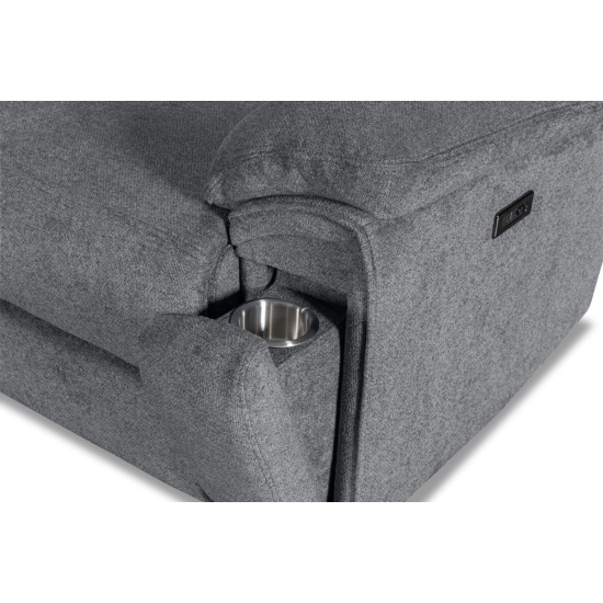 Certosa RHF 6 Piece Corner in Grado Charcoal