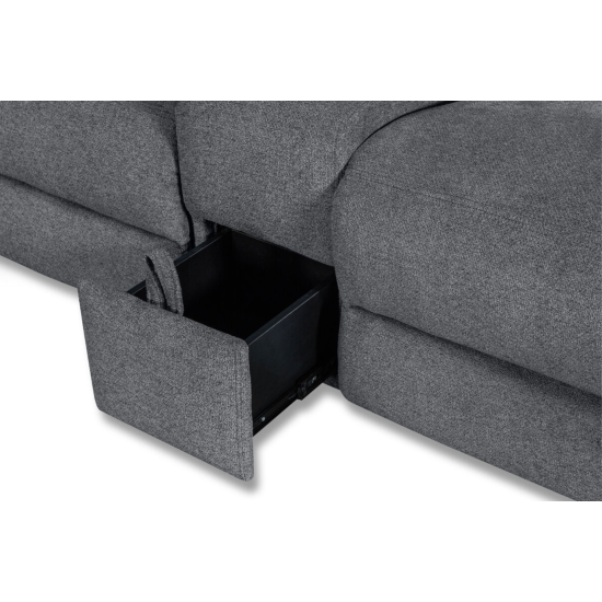 Certosa RHF 6 Piece Corner in Grado Charcoal