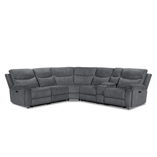 Certosa RHF 6 Piece Corner in Grado Charcoal