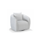 Lancetti Swivel Chair in Marano Light Grey