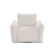 Repubblica Swivel Chair in Palmanova Bone