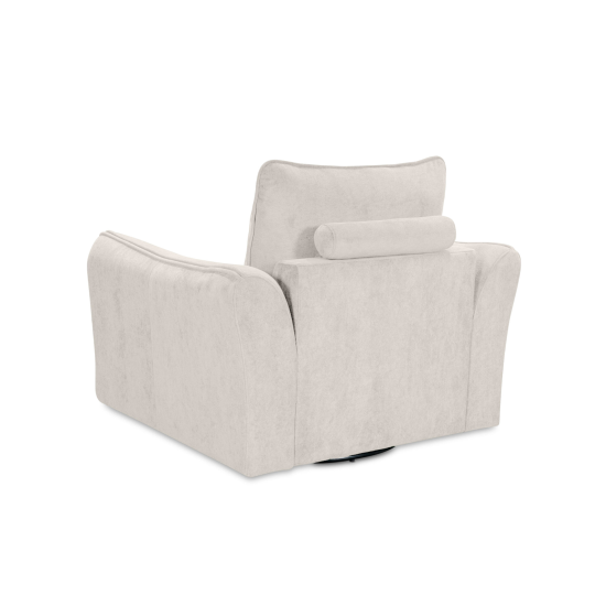 Repubblica Swivel Chair in Palmanova Bone