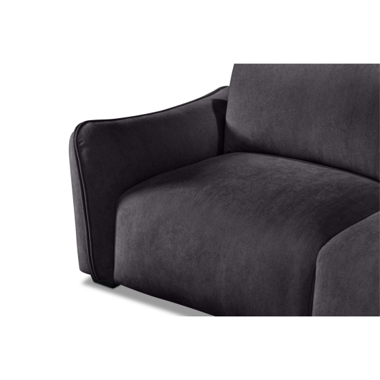 Repubblica Loveseat in Palmanova Dark Grey