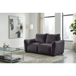Repubblica Loveseat in Palmanova Dark Grey