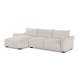 Repubblica LHF Sofa Chaise in Palmanova Bone
