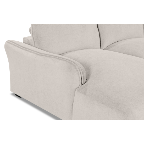Repubblica LHF Sofa Chaise in Palmanova Bone