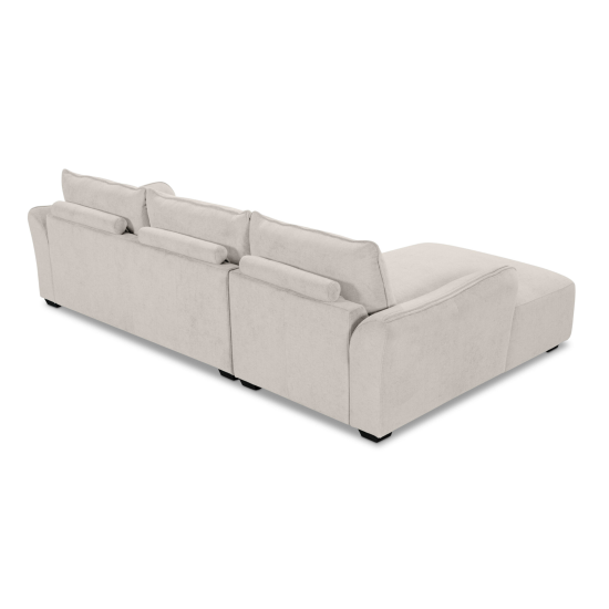 Repubblica LHF Sofa Chaise in Palmanova Bone