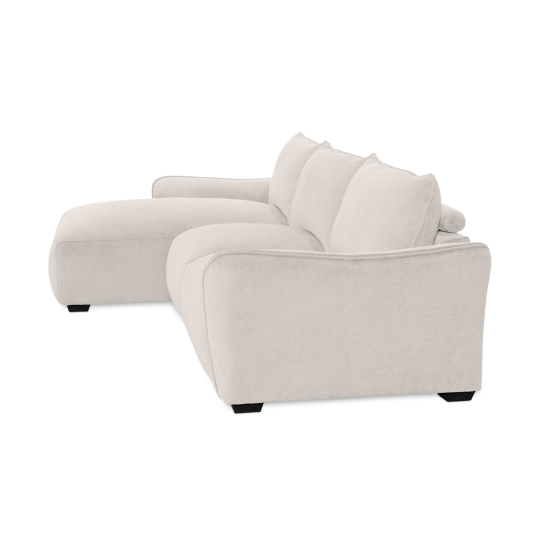 Repubblica LHF Sofa Chaise in Palmanova Bone