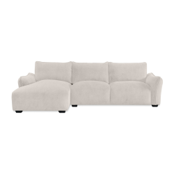 Repubblica LHF Sofa Chaise in Palmanova Bone