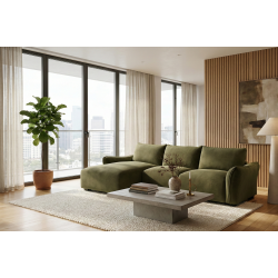 Repubblica LHF Sofa Chaise in Palmanova Forest