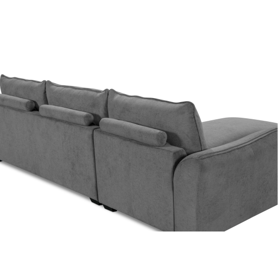 Repubblica LHF Sofa Chaise in Palmanova Grey