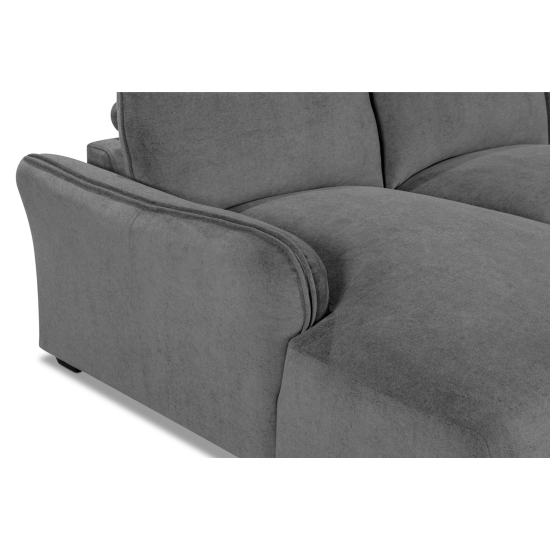 Repubblica LHF Sofa Chaise in Palmanova Grey