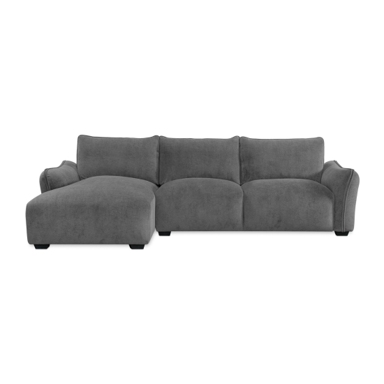 Repubblica LHF Sofa Chaise in Palmanova Grey