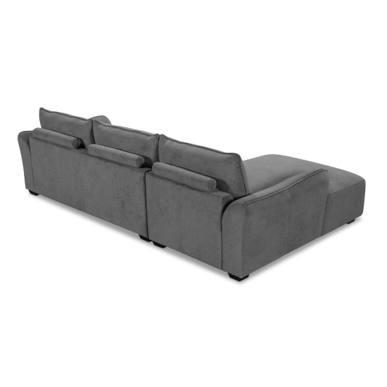 Repubblica LHF Sofa Chaise in Palmanova Grey