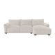 Repubblica RHF Sofa Chaise in Palmanova Bone