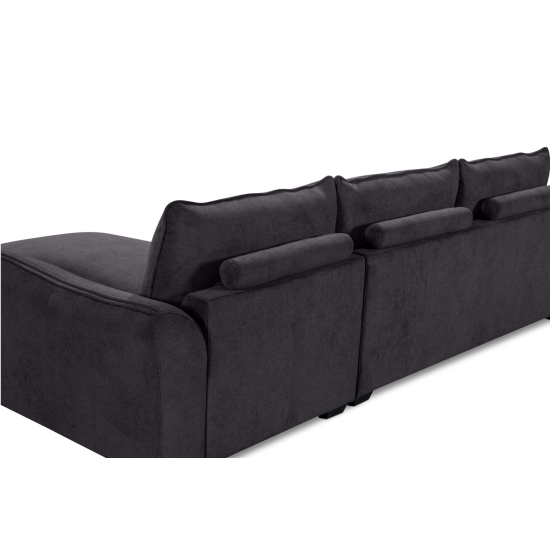 Repubblica RHF Sofa Chaise in Palmanova Dark Grey