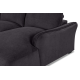 Repubblica RHF Sofa Chaise in Palmanova Dark Grey