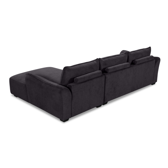 Repubblica RHF Sofa Chaise in Palmanova Dark Grey