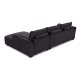 Repubblica RHF Sofa Chaise in Palmanova Dark Grey