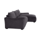 Repubblica RHF Sofa Chaise in Palmanova Dark Grey