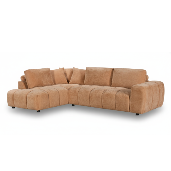 Romolo LHF Sofa Chaise in Latisana Ochre