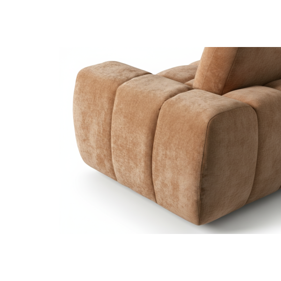 Romolo LHF Sofa Chaise in Latisana Ochre