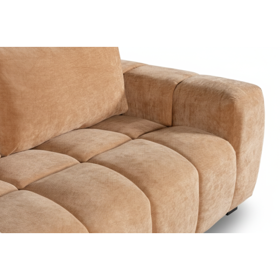 Romolo LHF Sofa Chaise in Latisana Ochre