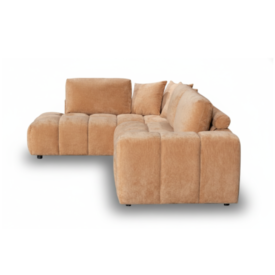 Romolo LHF Sofa Chaise in Latisana Ochre