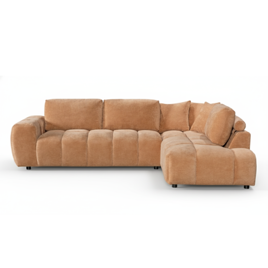Romolo RHF Sofa Chaise in Latisana Ochre