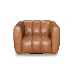San Cristoforo Swivel Chair in Aquileia Tan