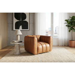 San Cristoforo Swivel Chair in Aquileia Tan