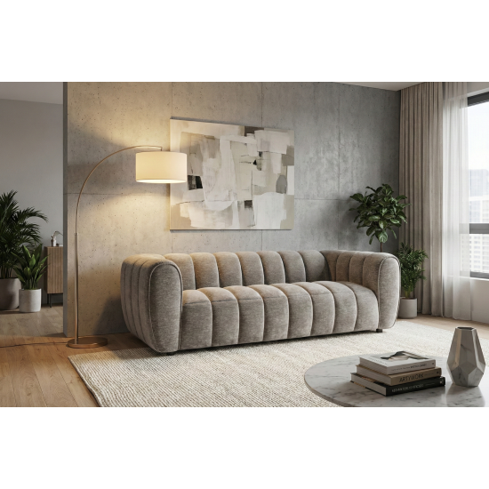 San Cristoforo Sofa in Trieste Bronze