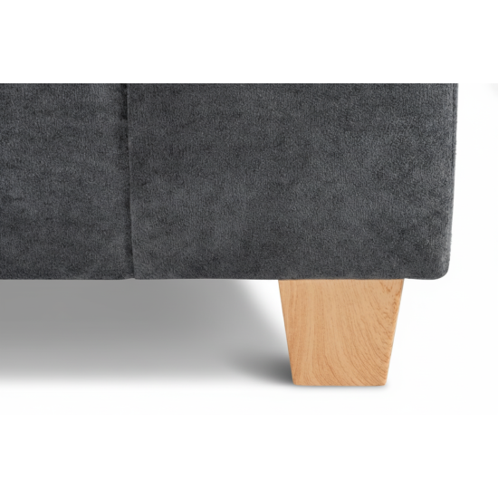 Tibaldi LHF Sofa Chaise in Palmanova Dark Grey