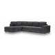 Tibaldi LHF Sofa Chaise in Palmanova Dark Grey