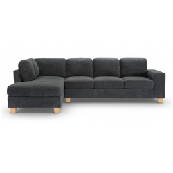 Tibaldi LHF Sofa Chaise in Palmanova Dark Grey