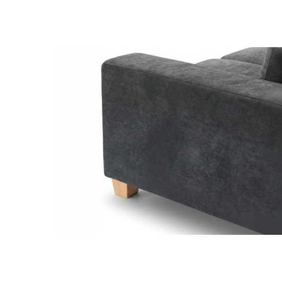 Tibaldi LHF Sofa Chaise in Palmanova Dark Grey