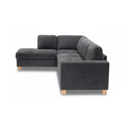 Tibaldi LHF Sofa Chaise in Palmanova Dark Grey