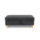 Tibaldi Storage Ottoman in Palmanova Dark Grey