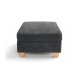 Tibaldi Storage Ottoman in Palmanova Dark Grey
