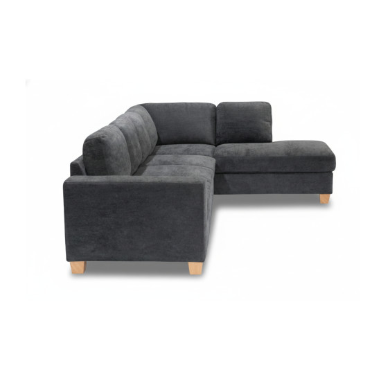 Tibaldi RHF Sofa Chaise in Palmanova Dark Grey