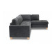 Tibaldi RHF Sofa Chaise in Palmanova Dark Grey