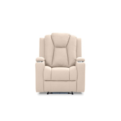 Artemis Recliner with Arm Console in Rawhide Latte