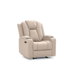 Artemis Recliner with Arm Console in Rawhide Latte